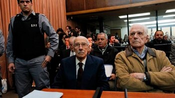 Bignone junto con Jorge Rafael