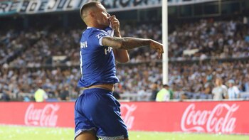 Zárate marcó el empate transitorio