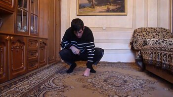 Terminó el ejercicio bastante cansado