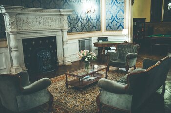 El interior del castillo cuenta