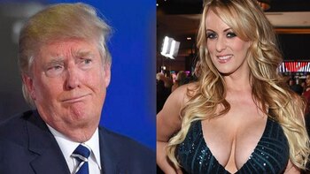 Donald Trump y Stormy Daniels