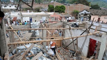 Así quedó una zona de