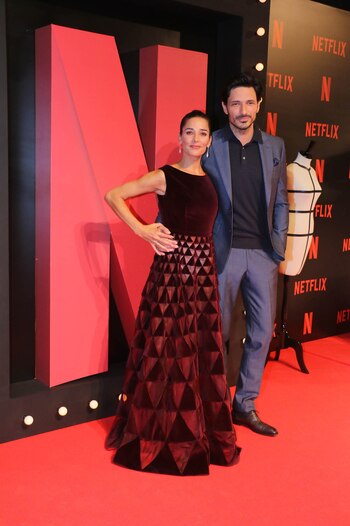 Juana Viale (Edha) y Andrés