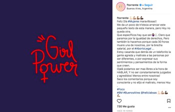 Flor Torrente (Foto Instagram)