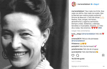 Mariana Fabbiani (Foto Instagram)