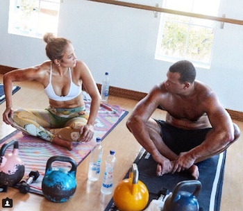 Jennifer Lopez y su novio