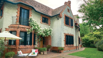 El frente de la casa