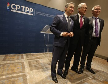 Los cancilleres de Nueva Zelanda,