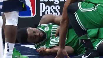 Jaylen Brown preocupó a toda