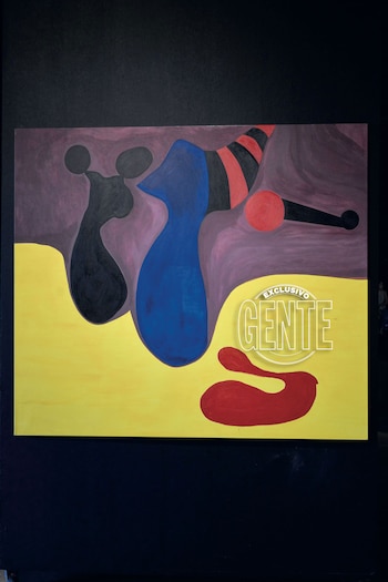 Una de las pinturas de