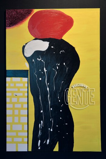 Una de las pinturas de