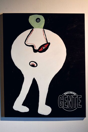 Una de las pinturas de