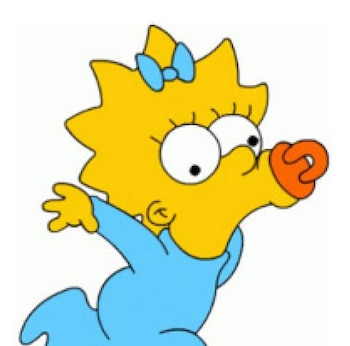 Maggie Simpson, la bebé de
