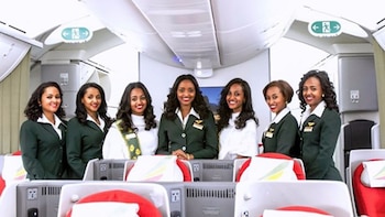 La tripulación femenina de Ethiopian