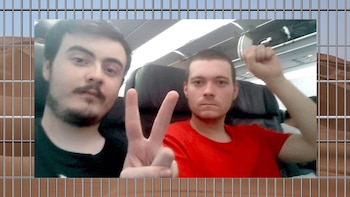 Robert Daw (left) and Rae