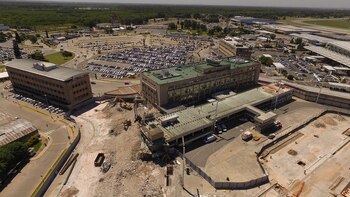 La demolición de la terminal