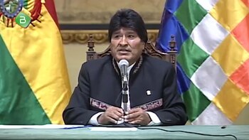 Evo Morales, presidente de Bolivia