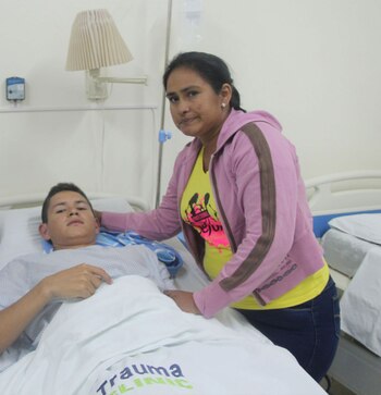 El futbolista ya fue operado