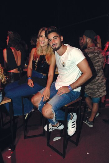 Una pareja inseparable: Flor Vigna