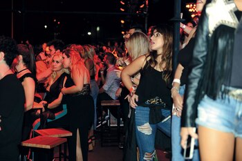 Verónica Ojeda y Gianinna Maradona
