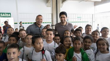 Neymar Senior y Al-Khaelifi estuvieron