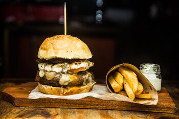 La hamburguesa de Breoghan con