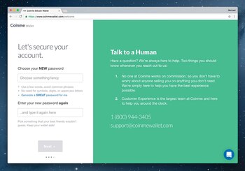 Coinme permite a sus usuarios