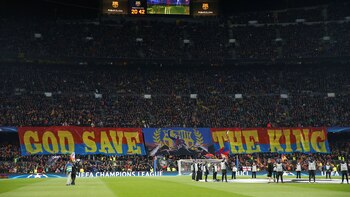 La bandera que le dedicaron