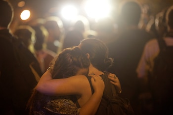 La conmoción de dos mujeres