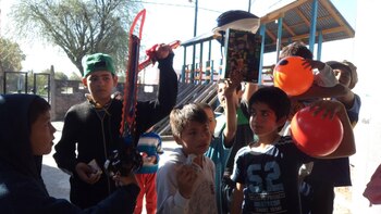 Formosa. Los niños recibieron regalos