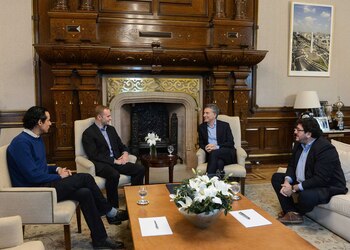 Kevin Esvelt con el presidente