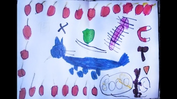 Uno de los dibujos del