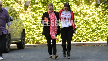 Andrea en la despedida de