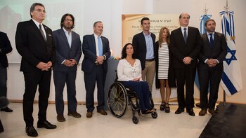 La vicepresidenta Gabriela Michetti, el