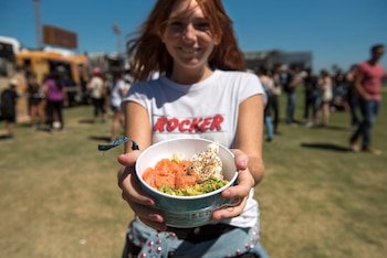 La gastronomía, presente en el Lollapalooza