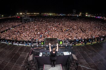 Hardwell también cautivó al público