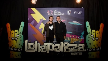Augusto Rodríguez Larreta y su hijo Marcos