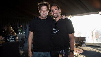 Bebe Contepomi y Diego Finkelstein