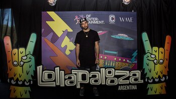 Dante Spinetta, vip y figura en el Hipódromo de San Isidro
