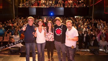 Los dirigentes que participaron del