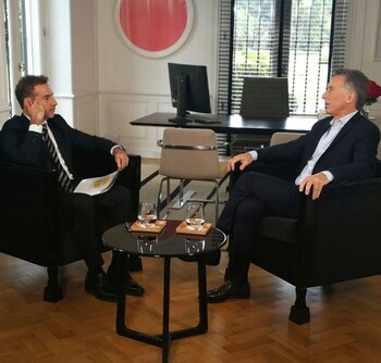 Domingo en Olivos: Luis Majul entrevista a Mauricio Macri para La Cornisa