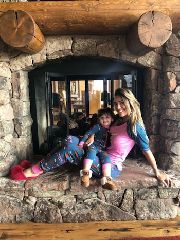 Momento de relax entre madre