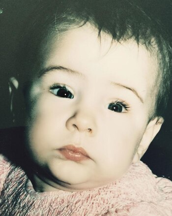 De bebé ¡Hermosa! (Foto: Instagram)