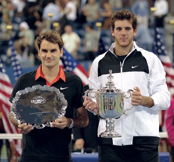 Delpo venció a Federer para