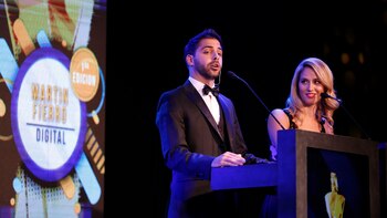 Grego Rosello y Flor Vigna,