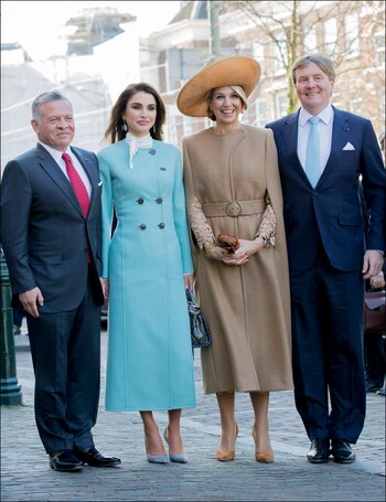 La foto oficial, rey Abdulá de