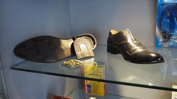 El zapato espía se usó