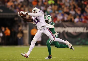 El receptor intentó tirarse desde