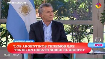 El presidente Mauricio Macri dio vía libre para la discusión parlamentaria sobre el aborto