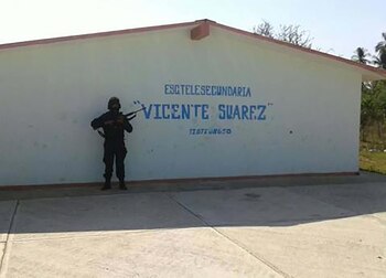 La escuela “Vicente Suárez, donde